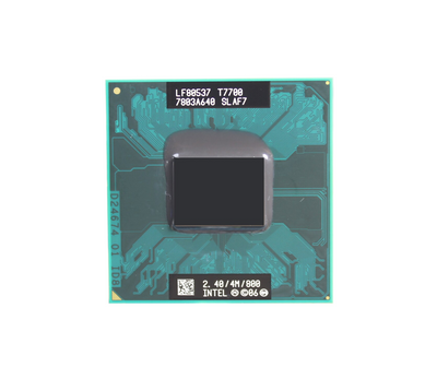 BX80537T7700 - Intel Core 2 Duo T7700 Dual-core 2 Core 2.40GHz 800MHz FSB 4MB L2 Cache Socket PPGA478 Processor