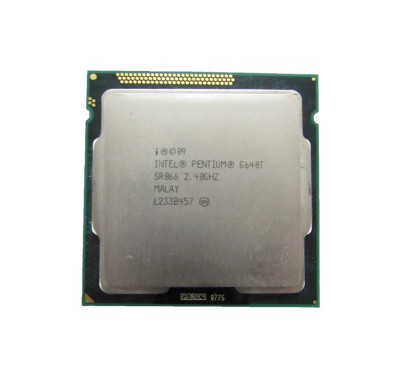 SR066 Intel Pentium G640T dual-core processor for Socket FCLGA1155 - 2.40GHz, 3MB L3 Cache.