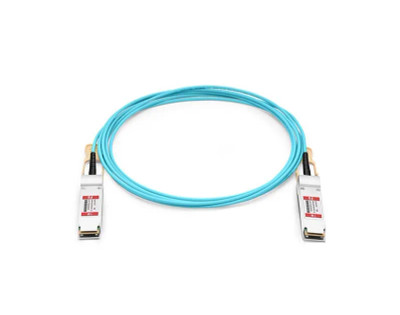 Lenovo 5m 100GBase QSFP28 to QSFP28 Active Optical Cable for high-speed data transfer in data centers