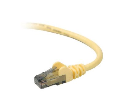 Belkin 10ft Cat 6 Yellow Patch Cable Rj45 Snagless for Networking Servers