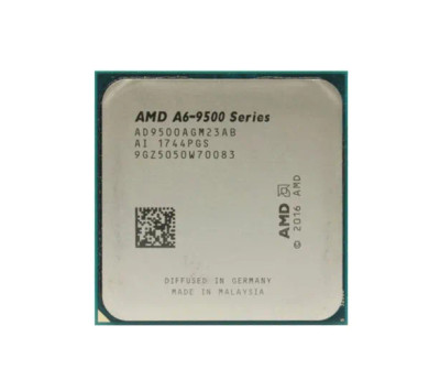 AMD A6-9500 Dual-core 3.5GHz Processor for Socket AM4 - Part Number: AD9500AGM23AB - Compatible with AM4 motherboards