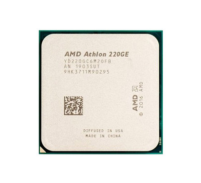 YD220GC6FBMPK - AMD Athlon 220GE Dual-core 2 Core 3.4GHz 4MB L3 Cache Socket AM4 Processor