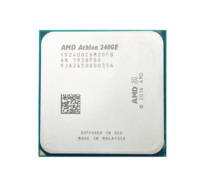 YD240GC6FBMPK - AMD Athlon 240GE Dual-core 2 Core 3.5GHz 4MB L3 Cache Socket AM4 Processor