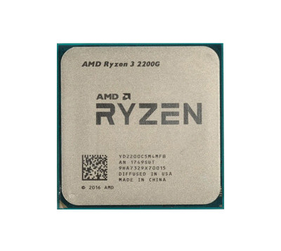YD2200C5FBMPK - AMD Ryzen 3 2200G Quad-core 4 Core 3.5GHz 4MB L3 Cache Socket AM4 Processor
