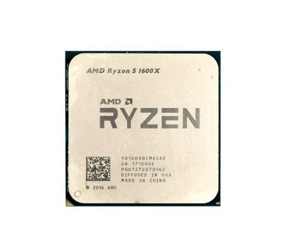 AMD Ryzen 5 1600X Hexa-core 3.6GHz Processor for Socket AM4 - YD160XBCAEMPK - CPU compatible with AM4 motherboards