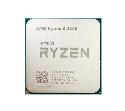 AMD Ryzen 5 2600 Hexa-core 3.4GHz Processor for Socket AM4 - YD2600BBAFMPK - Compatible with AM4 motherboards