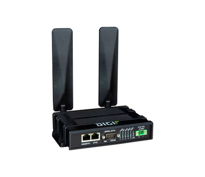 Digi IX20 Priority LTE CAT-4 Dual Ethernet RS-232 Wi-Fi Router with Accessories - FirstNet Ready