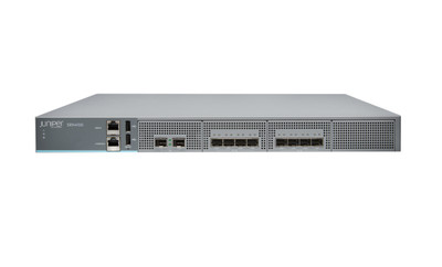 SRX4100-SYS-JB-DC - Juniper SRX Series 4100 8 x Ports 10GbE + 2 x DC PSU + 4 x FAN Tray 1U Rack-Mountable Service Gateway
