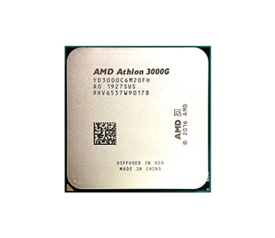 YD3000C6M2OFH - AMD Athlon 3000G Dual-core 2 Core 3.5GHz 4MB L3 Cache Socket AM4 Processor
