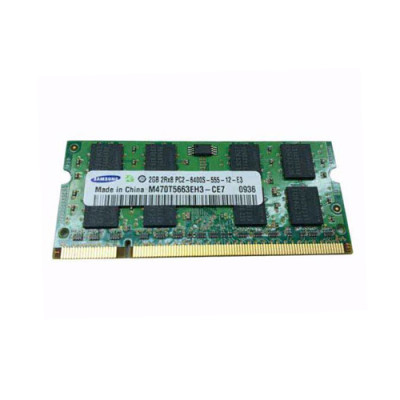 M470T5663EH3-CE7 - Samsung 2GB DDR2-800MHz PC2-6400 CL5 200-Pin SoDIMM