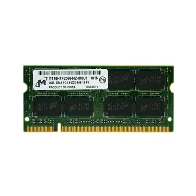 Micron 2GB DDR2-800MHz SoDimm Memory Module for laptops - MT16HTF25664HZ-800J1