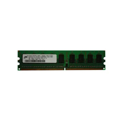 MT9HTF12872AY-800E1 - Micron 1GB DDR2-800 PC2-6400 ECC Unbuffered Memory Module