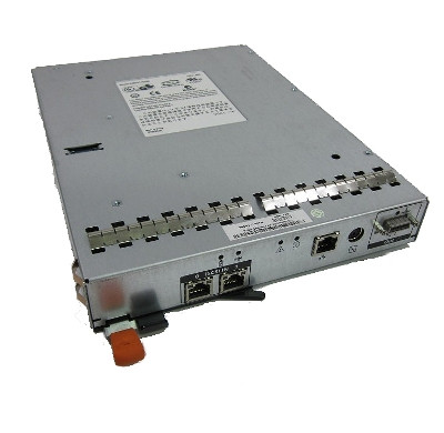 Dell X2R63 Dual-Port iSCSI Controller Module for PowerVault MD3000i servers, compatible with server storage systems.