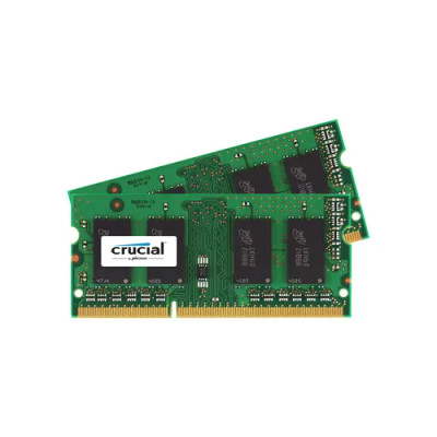 Crucial 4GB Kit DDR2-800MHz SODIMM Memory Module for Laptop - Dual Rank, Non-ECC, CL6 - CT770233