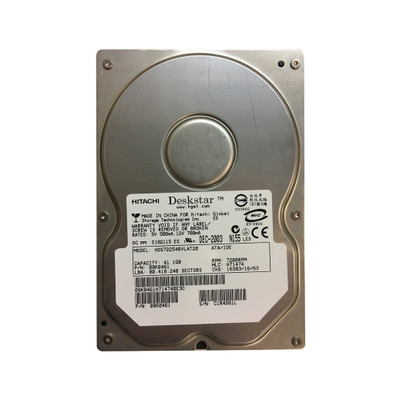 08K0461 - Hitachi 40GB 7200RPM IDE ATA-100 2MB 3.5" HDD