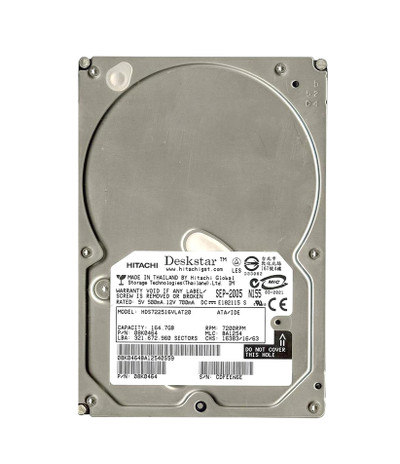 Hitachi 160GB 7200RPM ATA 100 3.5 2MB Cache Hard Drive compatible with servers