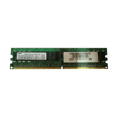 90P1123 - IBM 256MB DDR2-400MHz PC2-3200 ECC Registered CL3 240-Pin RDIMM 1.8V Single Rank Memory Module