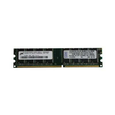 IBM 512MB DDR-333MHz PC2700 Non-ECC Unbuffered Memory Module for 184-Pin UDIMM 2.5V Dual Rank Servers