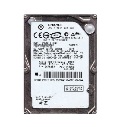 Hitachi HTS545032B9SA02 320GB 5400RPM SATA 2.5HDD