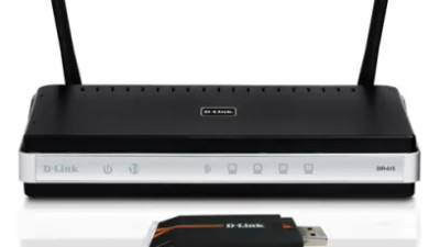 D-Link DKT-408 4-Port 2.4GHz 300Mbps Wireless Router for Fast Ethernet Network