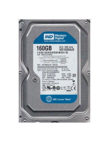 WD1600AAJS-00Z4A0 - Western Digital 160GB 7200RPM SATA 3Gb/s 3.5" HDD