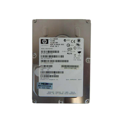 HP 72.8GB 10000RPM Ultra320 SCSI Hard Drive for ProLiant Servers - Hot Swappable LVD 80-Pin 3.5-Inch