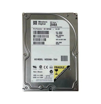 Western Digital Caviar 20.4GB 7200RPM EIDE 2MB Cache Hard Drive for Desktop Computers