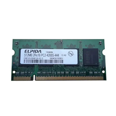 EBE52UD6AFSA-5C-E - Elpida 512MB DDR2-533 PC2-4200 Unbuffered SoDIMM Memory Module