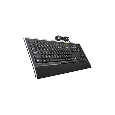 RX6RM - Dell Multimedia UK QWERTY Wired Keyboard Black