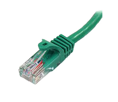 StarTech 5m Cat5e UTP Networking Cable in Green for high-speed data transfer in networking applications