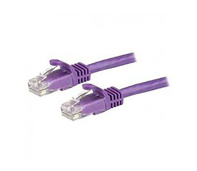 StarTech 50cm CAT6 Ethernet Cable in Purple for Networking Applications