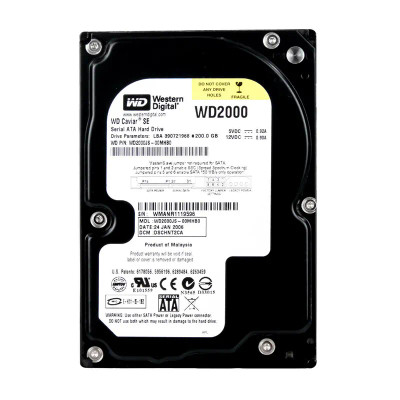 WD2000JS-00MHB0 - Western Digital 200GB 7200RPM SATA 3.5" 8MB HDD