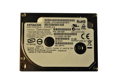 C4K60-20 - Hitachi 20GB 4200RPM 1.8" IDE HDD