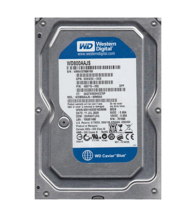 Western Digital Caviar Blue 80GB 7200RPM SATA 3Gb/s Hard Drive for RoHS 3.5-Inch Servers