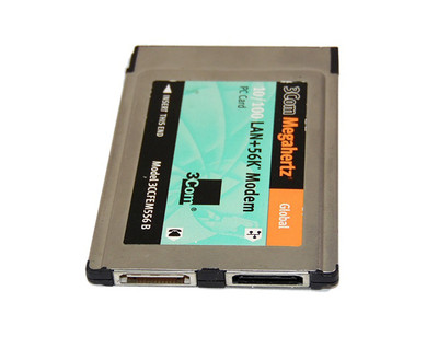 3CCFEM556B - 3Com 10/100 LAN 56k Modem PC Card