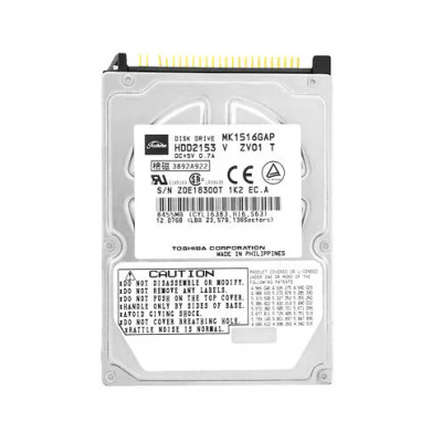MK1516GAP - Toshiba 15GB 4200RPM IDE 2.5" HDD