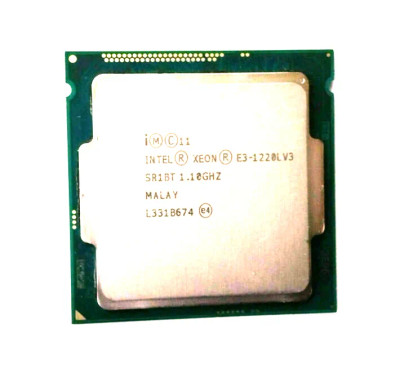 Intel Xeon E3-1220L v3 Dual Core 1.10GHz Processor for FCLGA1150 Socket - SR1BT - Server CPU