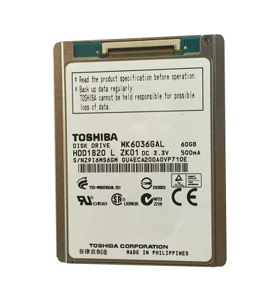 MK6036GAL - TOSHIBA 60GB 4200RPM IDE 1.8" HDD
