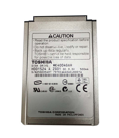 HDD1524S - Toshiba 40GB 4200RPM IDE Ultra ATA/100 ATA-6 2MB Cache 1.8-Inch Hard Drive