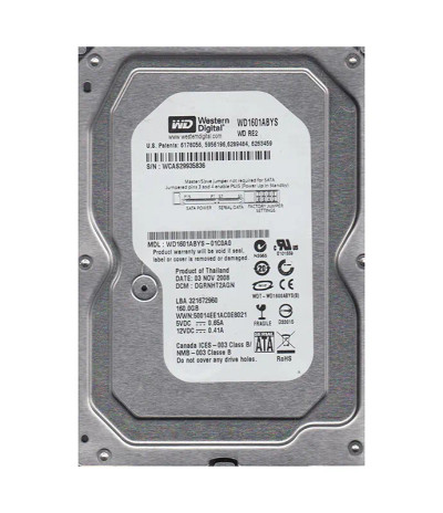 WD1601ABYS-01C0A0 - Western Digital 160GB 7200RPM SATA 3.5-Inch HDD