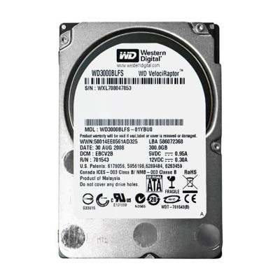 WD3000BLFS-01YBU0 - WESTERN DIGITAL 300GB 10000RPM SATA 3Gb/s HDD