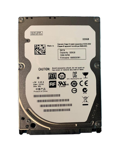 Dell 320GB 7200RPM SATA 3Gb/s 16MB Cache Hard Drive for 3.5-Inch Servers