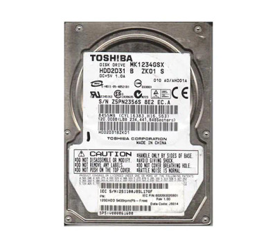 HDD2D31 - Toshiba 120GB 5400RPM SATA 2.5" HDD