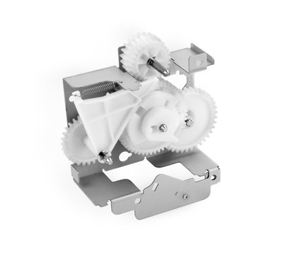 HP Paper Pick-up Drive Assembly for LaserJet M4345 4200 4250 4300 4350 Series printer part mounted in printer.