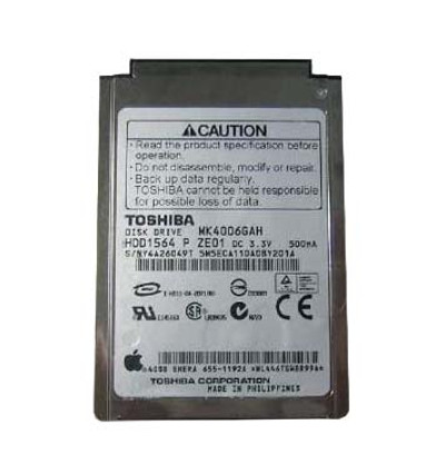 HDD1564P - Toshiba 40GB 4200RPM IDE Ultra ATA/100 ATA-6 2MB Cache 1.8-Inch Hard Drive