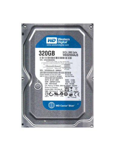 WD3200AAJS-56M0A0 - Western Digital 320GB 7200RPM SATA 3.5-Inch HDD