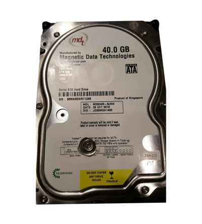 MD00400-BJDW - Western Digital 40GB 5400RPM IDE 2MB 3.5" HDD