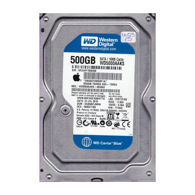 WD5000AAKS-40V6A0 - Western Digital 500GB 7200RPM SATA 3.5-Inch HDD