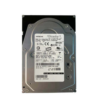 HUS151473VL3800 - Hitachi 73.4GB 15000RPM Ultra-320 SCSI 3.5" HDD