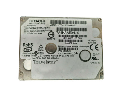 HTC426030G7CE00 - Hitachi 30GB 4200RPM 1.8" IDE 2MB HDD